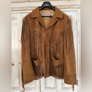 Schott NYC Western Jacket with Fringe
